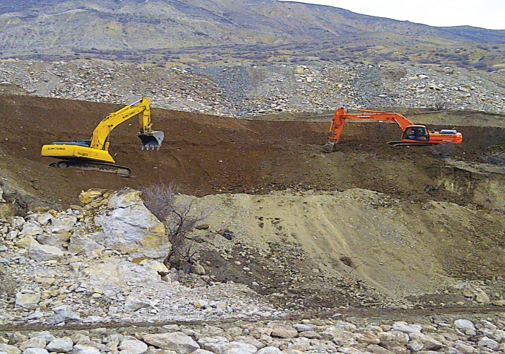 Ankara Kurtboğazı barajı İvedik İçme Suyu Boru Hattı Kanal Dolgu Malzeme Temini